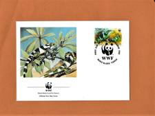 Iguana -WWF-FDC--Iguana de peine corto -1990 de Tonga --EXCELENTE-4