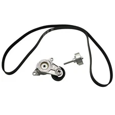 Serpentine Belt Tensioner Pulley Kit For 10-17 Chevy Impala Limited Cadillac GMC