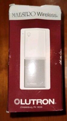 Lutron Maestro Wireless 2 Button Controller MRF2-2B-L-WH