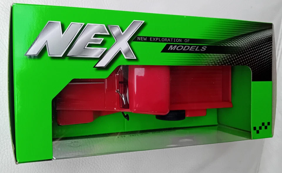 1947 JEEP WILLYS PICKUP DARK RED 1/24 DIECAST MODEL CAR BY WELLY 24116W - Immagine 2 di 3