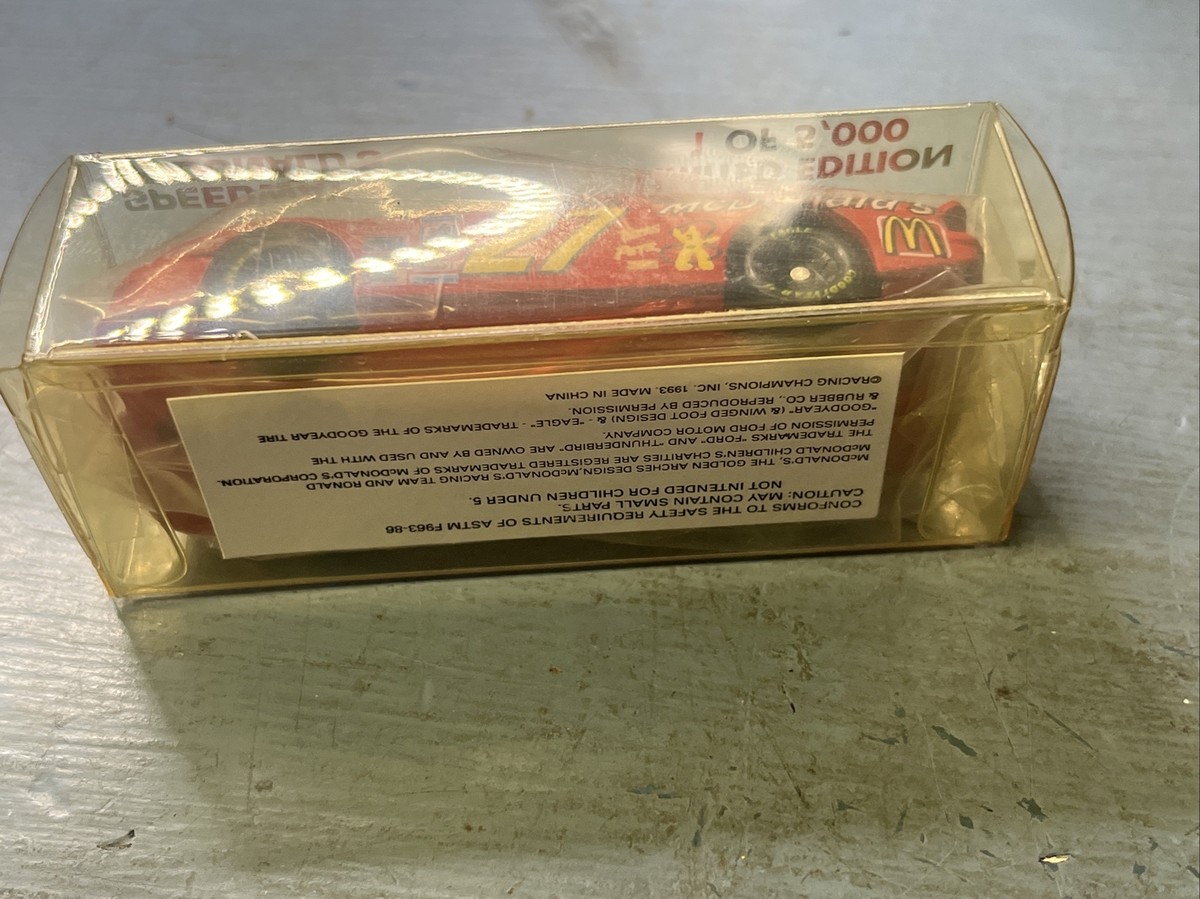 1993 Racing Champions #27 Speedway McDonalds Die Cast 1:64 1