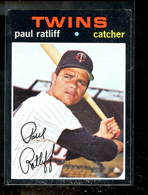1971 TOPPS #607 PAUL RATLIFF TWINS NRMINT E017045 | eBay