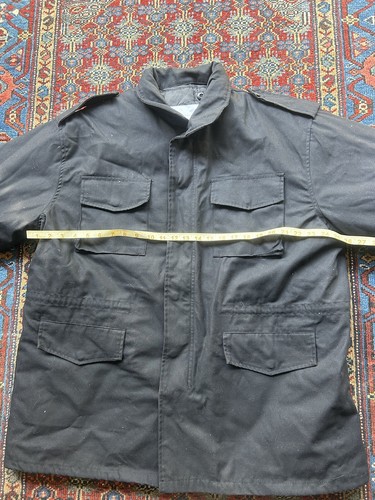 ROTHCO SCHWARZE HERREN ARMY M65 FELDJACKE MANTEL MIT HERAUSNEHMBAREM FUTTER GRÖSSE XL NEU OHNE ETIKETT - Bild 6 von 8
