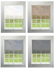 Sunscreen Cordless Roller blind light filtering Semi Transparent Office TV room