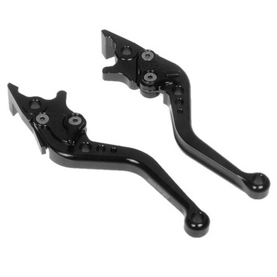 黑色铝制制动离合器杆手柄握把套件适用于摩托车滑板车 — 第 2/4 张图片