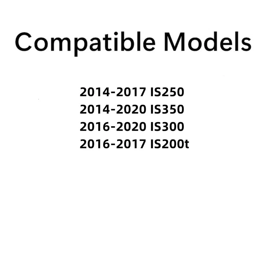 Fits 2014-2020 Lexus IS200t IS250 IS300 IS350 Sedan Back Window Glass Heated  Foto 3 de 4