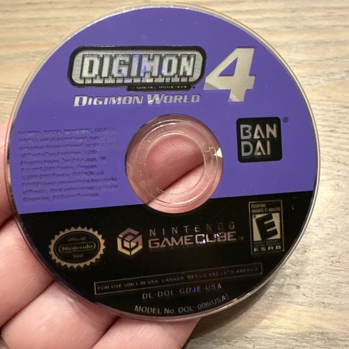 Digimon World 4 (Nintendo GameCube, 2005) ¡SOLO DISCO! ¡Probado y funcionando! - Imagen 3 de 10