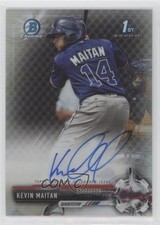 2017 Bowman Chrome Prospect Auto Refractor 41/499 Kevin Maitan #CPA-KM Auto p7m