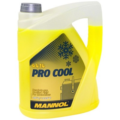 Pro Cool Kühlflüssigkeit gelb MANNOL 5 Liter Kühlerschutz Motorrad Roller Quad