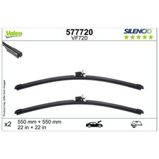 Valeo Scheibenwischer Set vorne A2058204503 A2058205700 | 895668