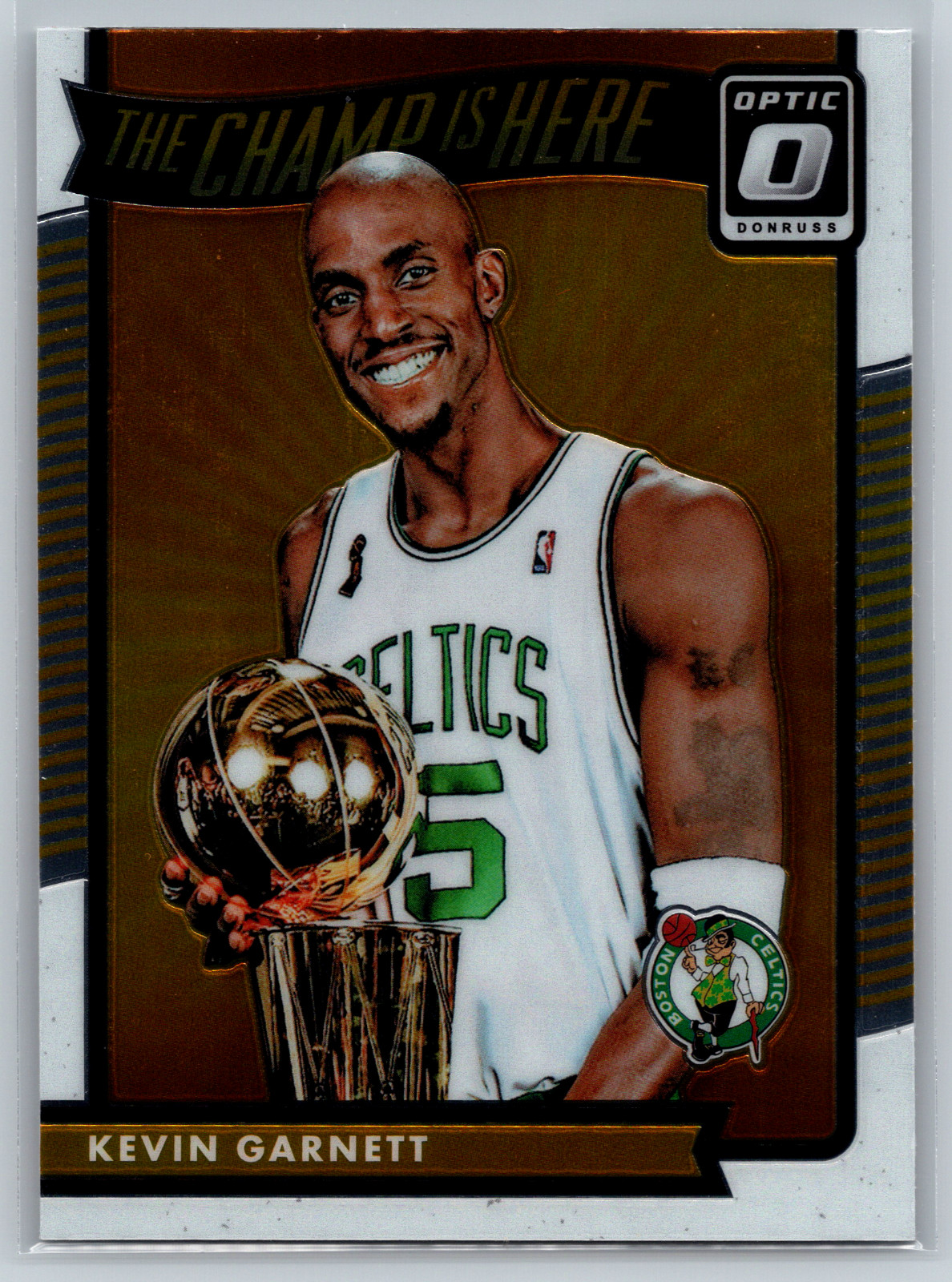 Kevin Garnett 2016-17 Panini Donruss Optic The Champ Is Here #11 Boston Celtics