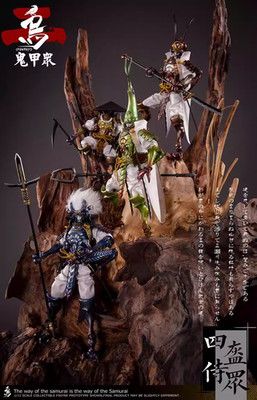 NEW CROW TOYS CT00ABCD Guijiazhong 1/12 Action Figure Samurai Set 4pcs In Stock