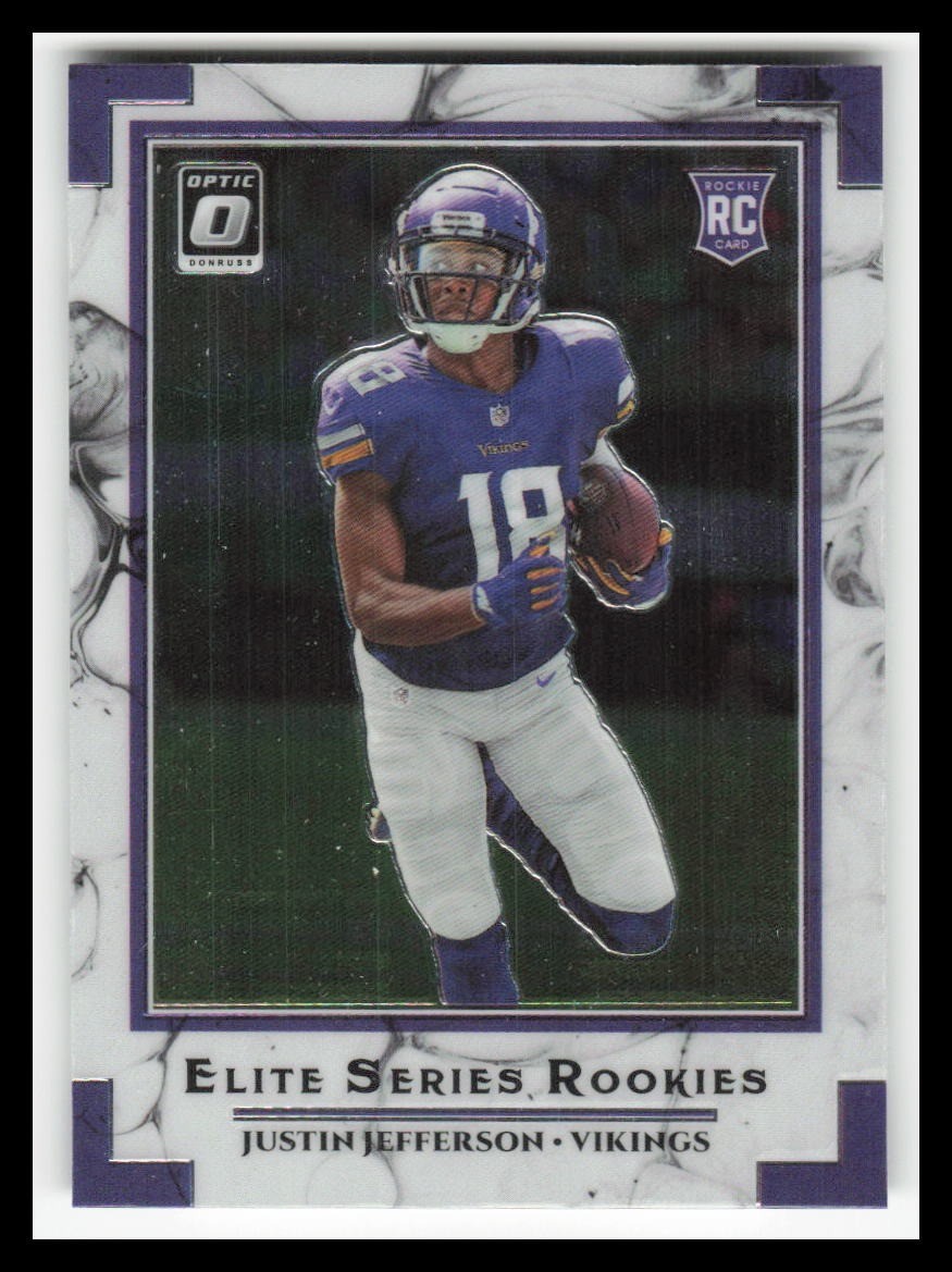 Justin Jefferson Panini Donruss Optic Elite Series Rookies #JUJ Base
