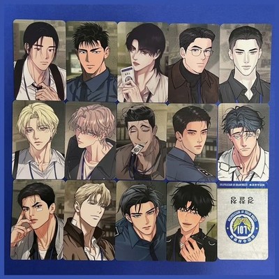 13-Piece Set Manhwa Paper Bookmark Comic Book Holder Message Card Cosplay Gift