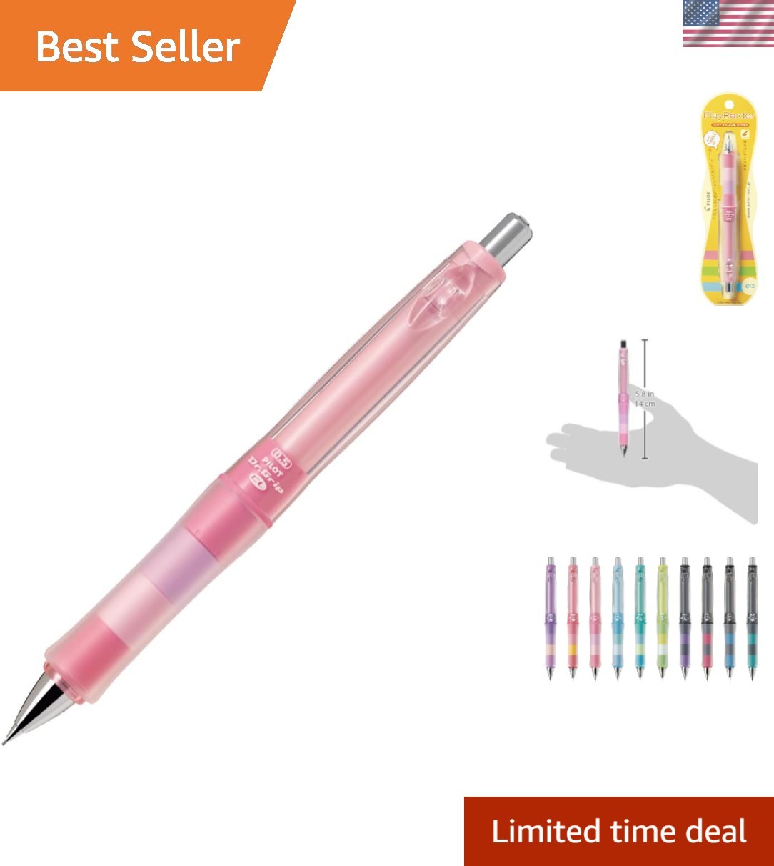0.5mm - Floral Pink Ergonomic Design
