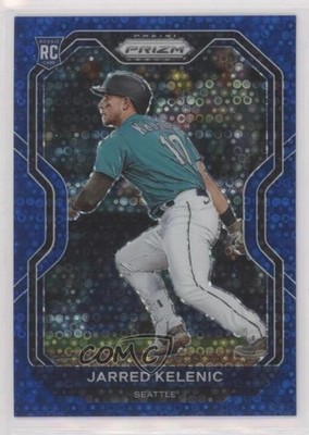 2021 Panini Prizm Blue Donut Circle 164/199 Jarred Kelenic #81 Rookie RC 0i9g
