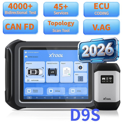 XTOOL D9S Profi OBD2 Diagnosegerät Scanner Topologie Alle System ECU Codierung