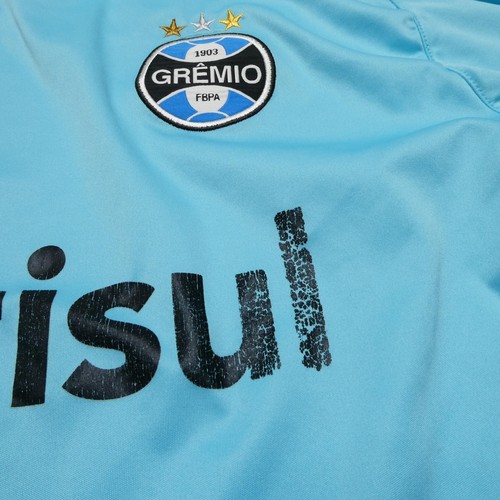 Camiseta Gremio Para Hombre Mediana Azul Negra Fútbol Fútbol Manga Larga Portero - Imagen 3 de 10
