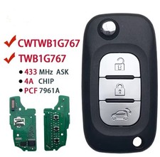 CHIAVE TELECOMANDO SMART 453 3 TASTI 2015-2017 433 MHZ COMPLETO FORTWO FORFOUR