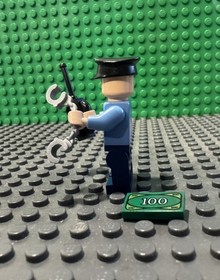 LEGO Batman II Minifigure - Guard (sh0023) 10937 6864 Super Hero Security Police
