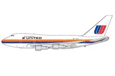 JC4UAL959 JC Wings 747SP 1/400 Model N140UA United Airlines