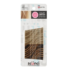 Scunci No-slip Grip Beautiful Blends Blonde Bobby Pins, 48 Count