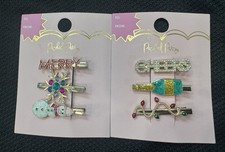 New Packed Party Hair Clips - Christmas Theme - Set of 6 Different Christmas