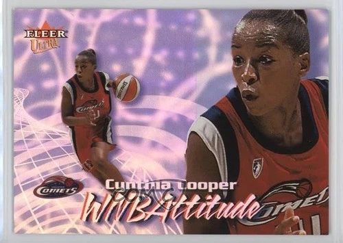 2000 Fleer Ultra WNBA WNBAttitude Cynthia Cooper #9WA HOF