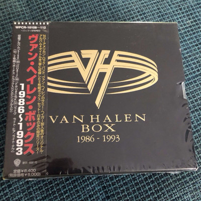 Van Halen Box 1986-1993 CD Rock Box Set Japan-Import Warner Bros. WPCR-10108