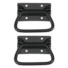 Black Hardware Chest Handle Set Of 2 417W X 300H Professional Finish