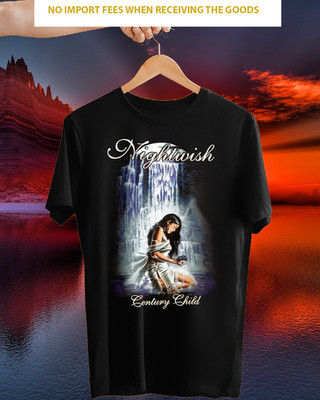 Rare Nightwish Band Century Child Shirt Cotton Black S-5XL UE028
