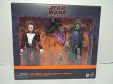 Star Wars Black Series Halloween Inquisitor & Duros Bounty Hunter Action Figures