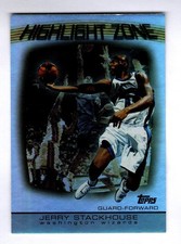 2003-04 Topps Highlight Zone #HZ-10 Jerry Stackhouse Washington Wizards