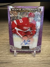 2024-25 OPC Platinum Hockey-Violet Pixels /65 Rookie Auto R-AJ Albert Johansson