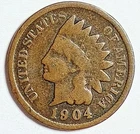 Indian Head Penny Lot of "1" VERY NICE 1889 GOOD OR BETTER°$ FREE SHIPPING $#C10