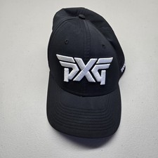 PXG Men Baseball Cap ONE SIZE Black Golf Embroidered Snapback Logo
