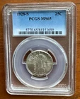 United States 1928-S PCGS MS65 Standing Liberty 25 cents in