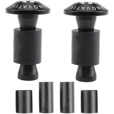 Motorrad Lenkergewichte 22 mm schwarz Vibrationsdämpfer Schalldämpfer Enden