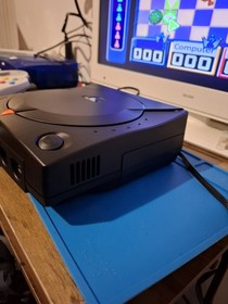 Sega Dreamcast PAL Console With Black Shell And Cables