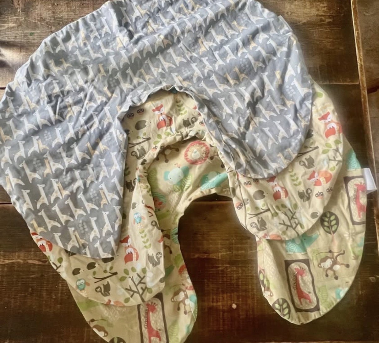 Bobby Nursing Pillow Covers - Set of 3 - Good Condition No Stains-image