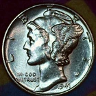 1941-P Mercury Dime – Uncirculated – Brilliant 90% Silver