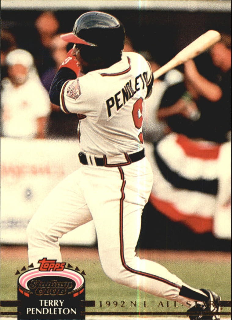 1993 Stadium Club Murphy #102 Terry Pendleton - BB