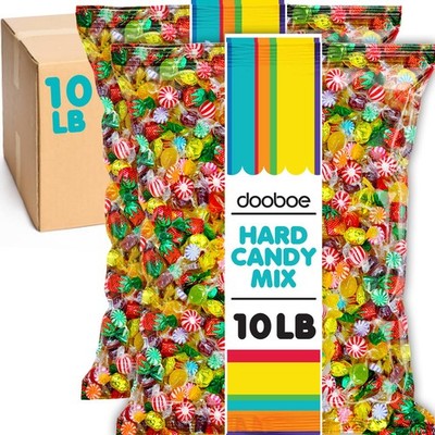 Dooboe Bulk Hard Candy Mix 10 lb Individually Wrapped Assorted Hard Candies