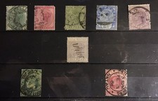 NATAL Briefmarken:- Porto; Einnahmen & Postausschnitt.     1874 - 1902 gebraucht.
