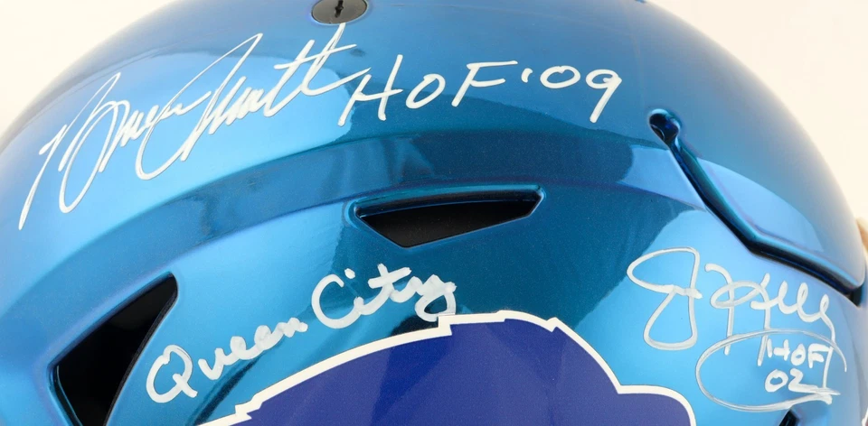 Bills Full-Size Authentic On-Field Flash Speed-Flex Helmet Signed By (5) Kelly,  - Image 2 of 4