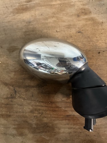 2006 Mini Cooper Conv OEM Right Passengers Side Power Door Mirror Chrome 02-06 - Picture 3 of 12