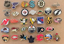NHL  Enamel Hat Pin Logo Hockey Team Flyers Capitals Kings Canada