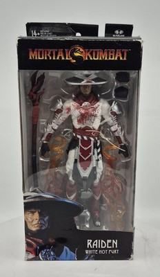 McFarlane Toys Mortal Kombat Raiden White Hot Fury Action Figure  Damaged Box