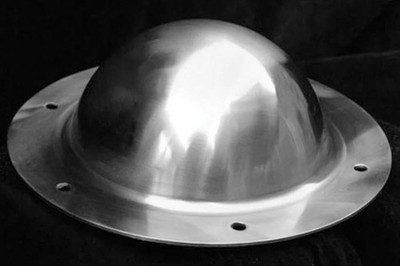 Get Dressed For Battle Bosses Buckler Shield Boss 7,5'' Spun 14 Gauge 2mm Stahl