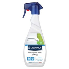 Nettoyant javel pour salle de bain - Nettoie et dégraisse - Action blanchissa...